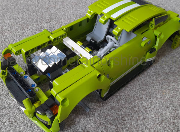 lego technic ford mustang part built