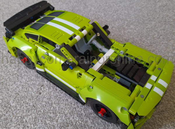 Lego technic ford mustang final build without bonnet
