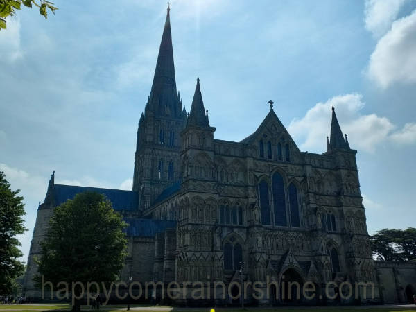 Picture taken of Salibury Cathedral, UK.